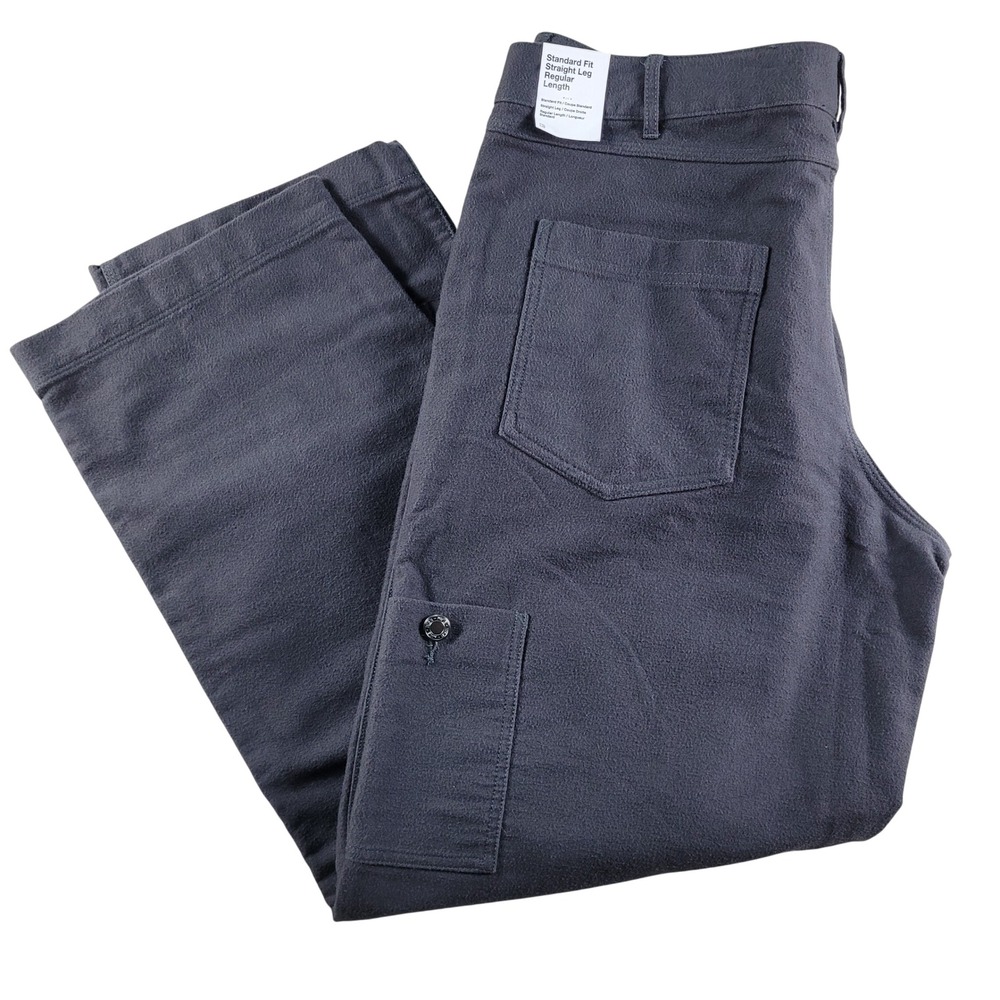 Nike Life Chamois Double Knee Pants Men's Size 36x32 Anthracite FZ0130-060‎ NEW